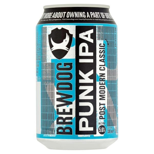 BREWDOG PUNK IPA INDIA PALE ALE 4X 330ML CANS