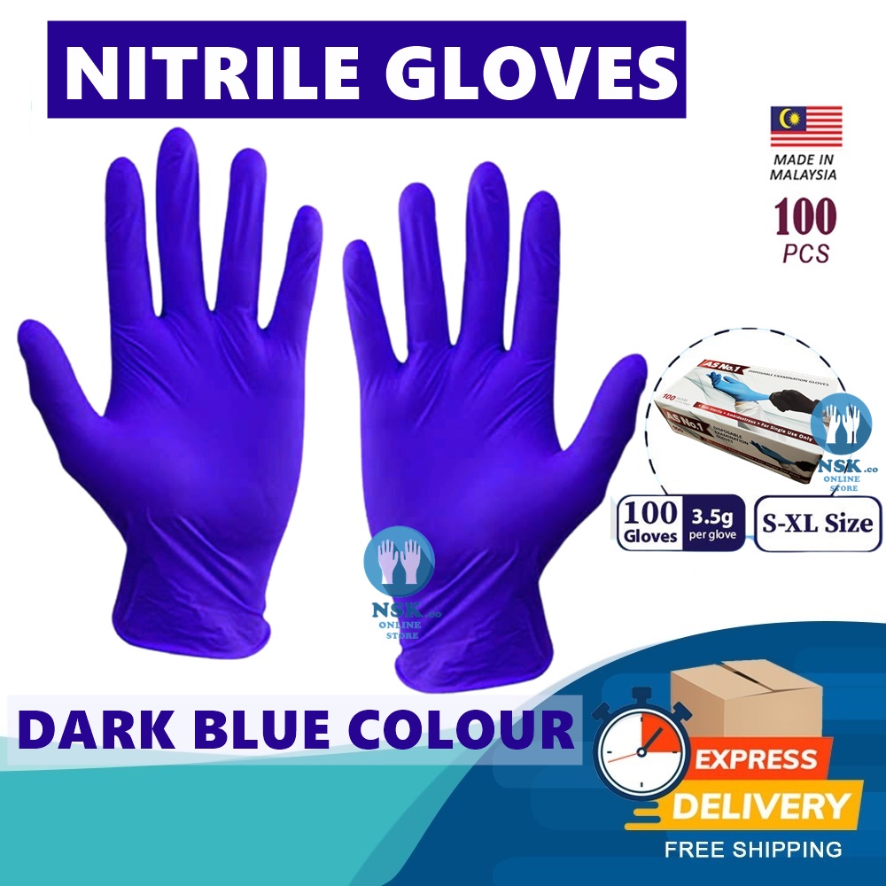 Gloves nitrile gloves